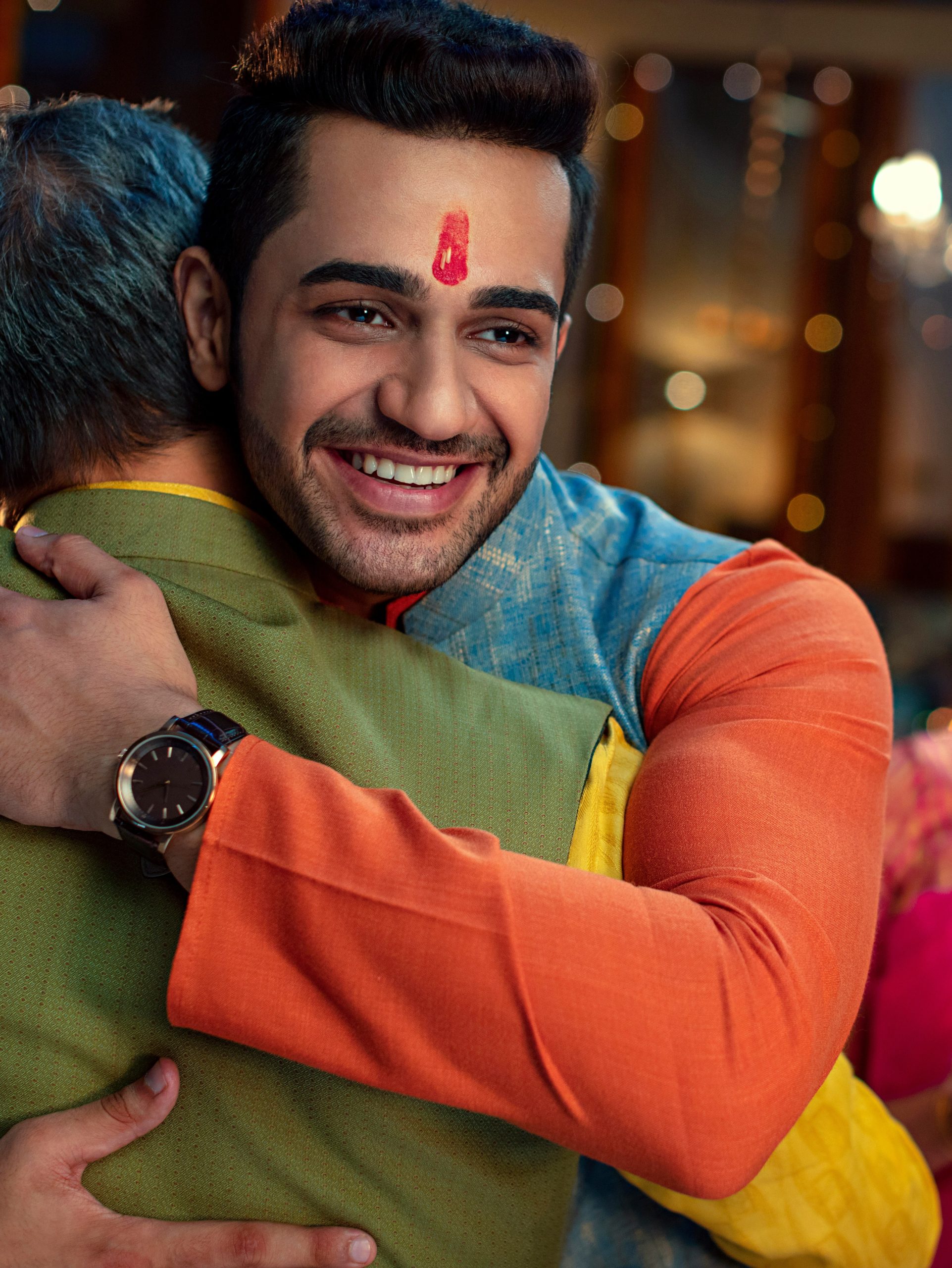 Warm, inviting community gathering